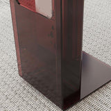 Contemporary Sofa Side Accent Table Plastic Pedestal Living Room with Storage Clearhalo 'Coffee & Accent Tables' 'End & Side Tables' 'end_side_tables' 'furn' 'furn_end_side_tables' 'Furniture' 'Living Room Furniture' 1200x1200_a0aee114-d79e-4b05-82f1-322f7a736e96