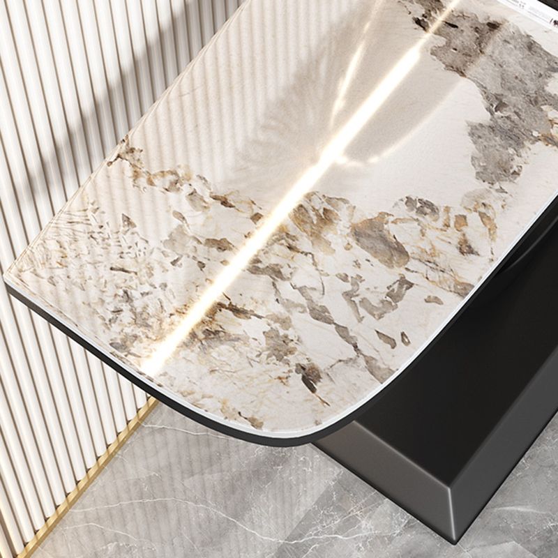 Glam Console Table Half Moon Antique Finish Console Sofa Table Clearhalo 'Console Tables' 'console_tables' 'Entry & Mudroom Furniture' 'furn' 'furn_console_tables' 'Furniture' 1200x1200_a0af62ac-38a2-4f3c-860f-6c55e8df236b