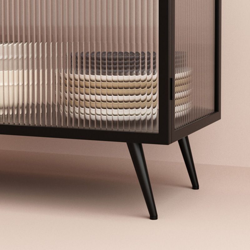 Sideboard in metallo moderno casa minimalista casa rettangolare con porta