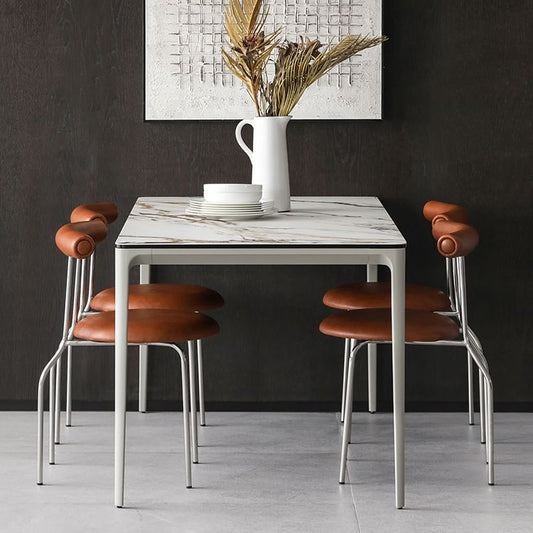Modern Armless Dining Chairs Stackable Low Back Dining Chair Clearhalo 'Dining Chairs' 'Dining Tables & Seating' 'dining_chair' 'furn' 'furn_dining_chair' 'Furniture' 'Kitchen & Dining Furniture' 1200x1200_a0b1c3d8-7a5e-453e-8e26-c38b8890d8ac