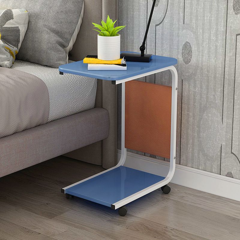 Modern Wood Corner Table Side Rectangular End Table with Storage Clearhalo 'Coffee & Accent Tables' 'End & Side Tables' 'end_side_tables' 'furn' 'furn_end_side_tables' 'Furniture' 'Living Room Furniture' 1200x1200_a0b20530-66d2-4091-b2cd-63b39d44b364