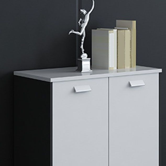 Babor de archivos de madera de archivos verticales modernos de mediados de siglo