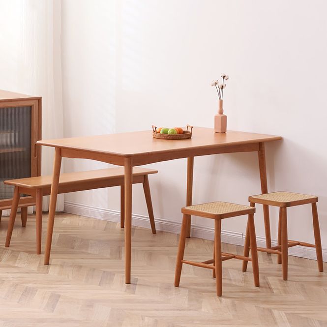 Modern Style Solid Wood Furniture 4-foot Dining Site Table for Dining Room Clearhalo ' dining_table' 'Dining Tables & Seating' 'Dining Tables' 'furn' 'furn_dining_table' 'Furniture' 'furniture_dining_table' 'Kitchen & Dining Furniture' 'kitchen&dining_furn' 'kitchen' 'kitchen_dining_table' 1200x1200_a0b2f167-6eb0-4ef9-a770-0fe00da48324