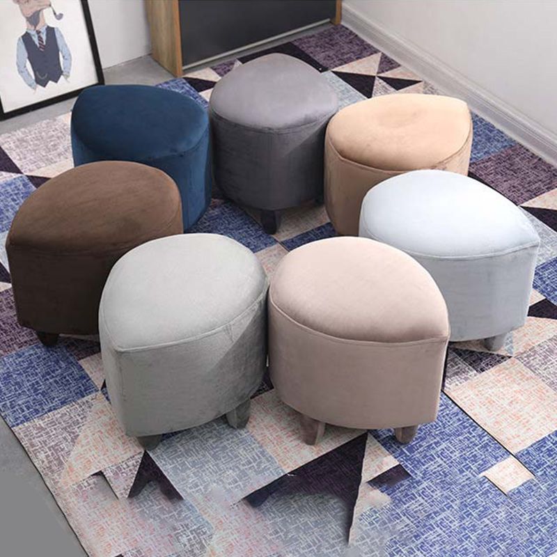 Modern Leaves Standard Solid Color Tear Resistant Standard for Living Room Clearhalo 'furn' 'furn_ottomans_poufs' 'Furniture' 'Living Room Furniture' 'Ottomans & Poufs' 'ottomans_poufs' 1200x1200_a0b3a011-9cd2-4dd3-aa2a-a41dcf58927e
