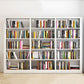 Open Metal Bookshelf Modern Home Living Room Rectangular Bookcase
