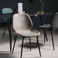 Contemporary Style Metal Dining Room Chair Solid Back Chair with Black Legs Clearhalo ' kitchen&dining_furn' 'Dining Chairs' 'Dining Tables & Seating' 'dining_chair' 'furn' 'furn_dining_chair' 'Furniture' 'furniture_dining_chair' 'Kitchen & Dining Furniture' 'kitchen' 1200x1200_a0b6681b-68fc-469d-9bb7-c2bd6ea7b340