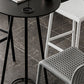 Contemporary Wood Top Round Bar Dining Table with Metal Base Clearhalo 'Bar Furniture' 'Bar Tables' 'bar_tables' 'furn' 'furn_bar_tables' 'Furniture' 'Kitchen & Dining Furniture' 1200x1200_a0b7213b-abe9-4d0f-87b9-dfce09e1c772