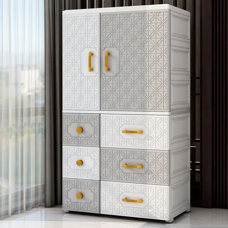 Armoire de style contemporain armoire en plastique armoire de garde-robe