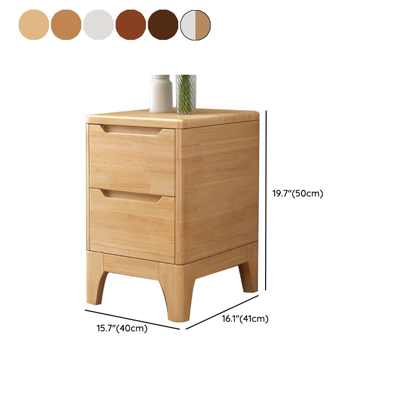 Solid Wood Night Table Contemporary Bed Nightstand for Bedroom Clearhalo 'Bedroom Furniture' 'furn' 'furn_night_stand' 'Furniture' 'night_stand' 'Nightstands' 1200x1200_a0bc268d-54e0-491e-a585-51e66bb8f002
