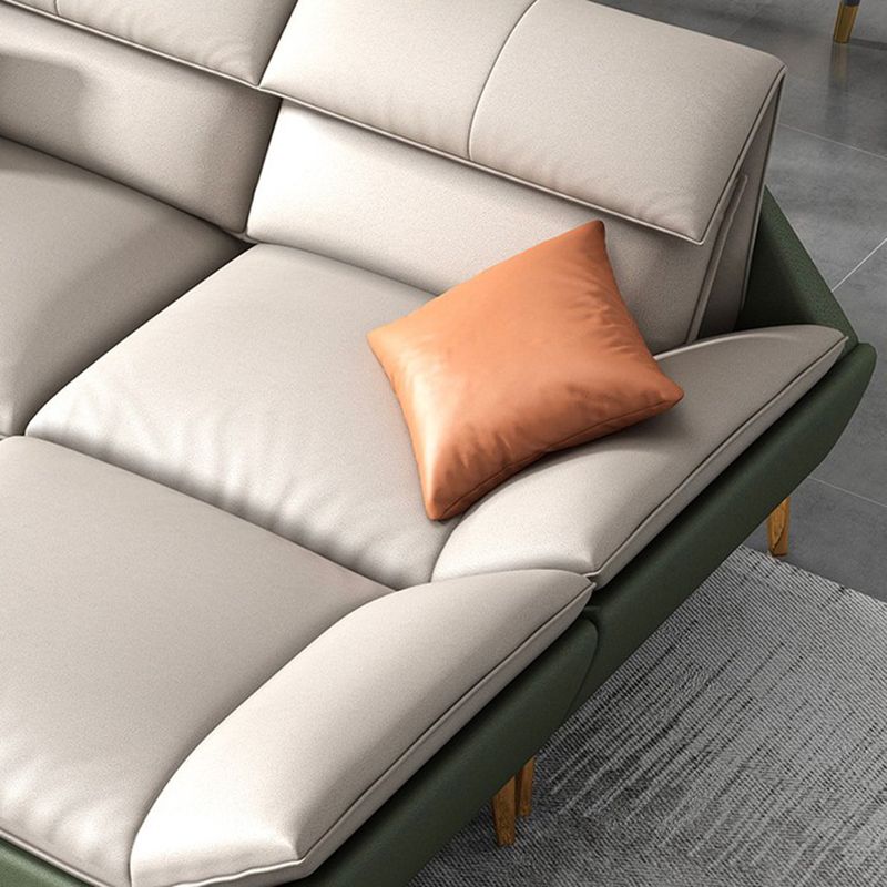 38.18" Tall Faux leather Contemporary Sectional Stain-Resistant Sectional Clearhalo 'furn' 'furn_sectionals' 'Furniture' 'Living Room Furniture' 'Sectionals' 1200x1200_a0c26c96-1a6c-4baf-b867-d507ab44f019