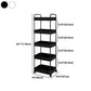 Moderno libreria etagere aperta scaffale in metallo scaffale in plastica scaffale con ruote di caster