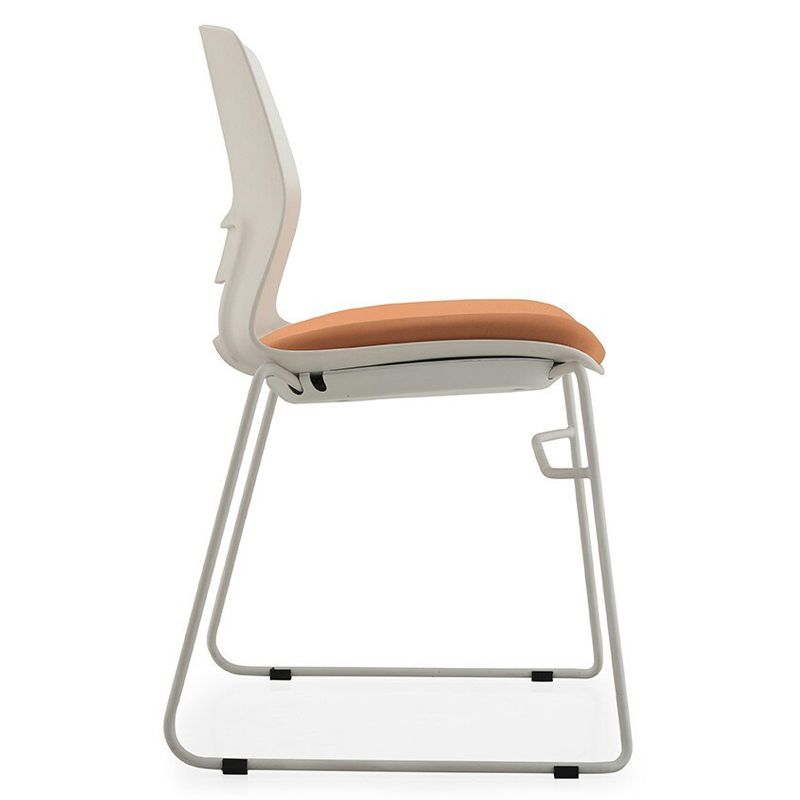 Minimalist Style Linen Fabric Dining Chair Open Back Dining Armless Chair Clearhalo ' kitchen&dining_furn' 'Dining Chairs' 'Dining Tables & Seating' 'dining_chair' 'furn' 'furn_dining_chair' 'Furniture' 'furniture_dining_chair' 'Kitchen & Dining Furniture' 'kitchen' 1200x1200_a0c943b1-6457-4d3b-b612-9a44c85fa942