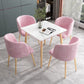 Glam Style Stone Top Dining Table with Gold 4 Legs for Living Room Clearhalo 'Dining Tables & Seating' 'Dining Tables' 'dining_table' 'furn' 'furn_dining_table' 'Furniture' 'Kitchen & Dining Furniture' 1200x1200_a0c94a0f-bd88-42d7-a4bc-eb02faf6cd3e
