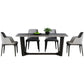 Grey Designer 1/2/5/6/7 Pieces Dining Table Set Rectangle Stone Dinette Set Clearhalo 'Dining Room Sets' 'Dining Tables & Seating' 'dining_room_set' 'furn' 'furn_dining_room_set' 'Furniture' 'Kitchen & Dining Furniture' 1200x1200_a0ca971c-13f1-4033-b2dc-b94418ff21f1