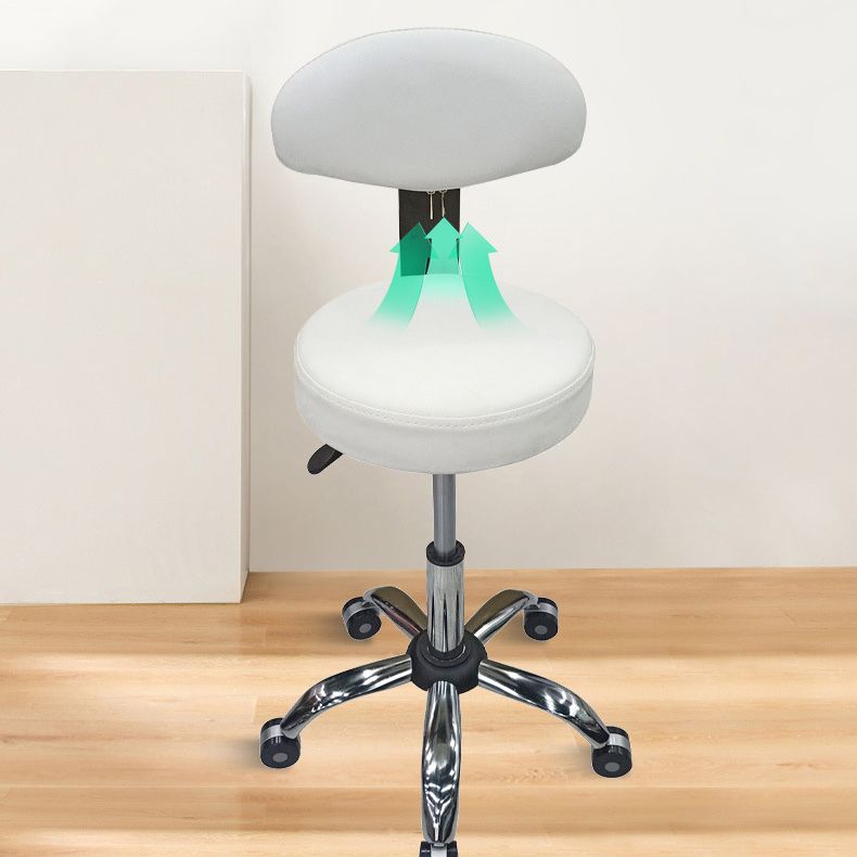 Moderno Metal Barstool de tela Taburada tapizada en el acabado mate para interiores