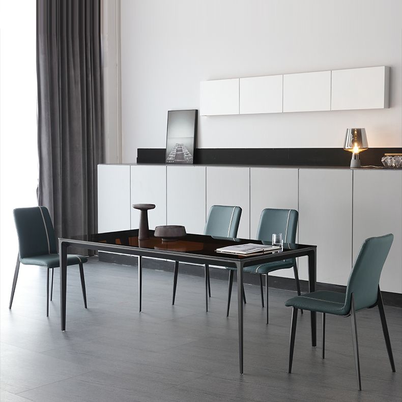 1/4/5/7 Pcs Dining Room Table and Chair Rectangular Dining Room Table Set Clearhalo 'Dining Room Sets' 'Dining Tables & Seating' 'dining_room_set' 'furn' 'furn_dining_room_set' 'Furniture' 'furniture_dining_room_set' 'Kitchen & Dining Furniture' 1200x1200_a0cd0a79-d063-45cd-ac55-4108551270fc