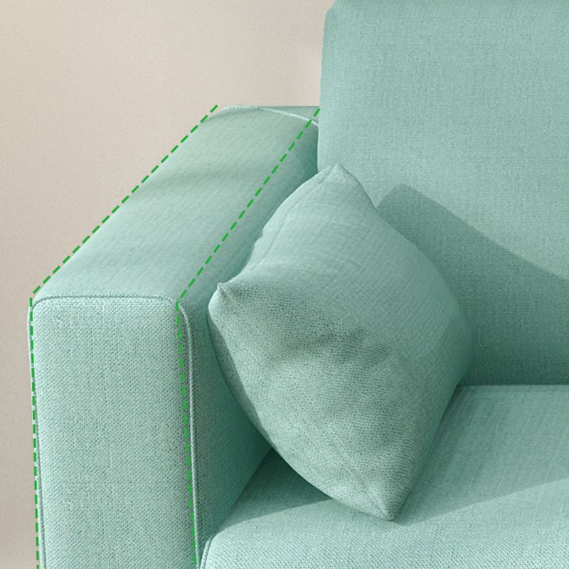 Skandinavische abnehmbare Kissen Quadratarmsofa/Sektion für Wohnzimmer