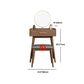 Traditional Wooden Makeup Vanity Set With Drawer for Bedroom Clearhalo 'Bedroom Furniture' 'furn' 'furn_makeup_vanities' 'Furniture' 'Makeup Vanities' 'makeup_vanities' 1200x1200_a0d4bd19-0c28-474f-8c12-b2494b229ead