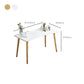 Modern Wood Make-up Vanity Mirrored Dressing Table Stool Set