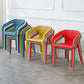 Contemporary Style Stackable Chair Kitchen Arm Chair with Plastic Legs Clearhalo 'Dining Chairs' 'Dining Tables & Seating' 'dining_chair' 'Furniture' 'furniture_dining_chair' 'Kitchen & Dining Furniture' 1200x1200_a0d8ae8e-cd3d-476f-b7ad-f70714fbcf38