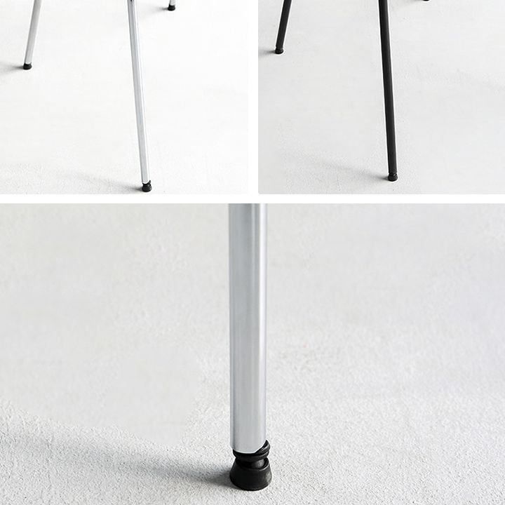 Modern Indoor-Outdoor Metal Chair Stackable Home Armless Open Back Dining Side Chair Clearhalo ' kitchen&dining_furn' 'Dining Chairs' 'Dining Tables & Seating' 'dining_chair' 'furn' 'furn_dining_chair' 'Furniture' 'furniture_dining_chair' 'Kitchen & Dining Furniture' 'kitchen' 1200x1200_a0da008d-a2a0-4145-9389-68652ccd4644