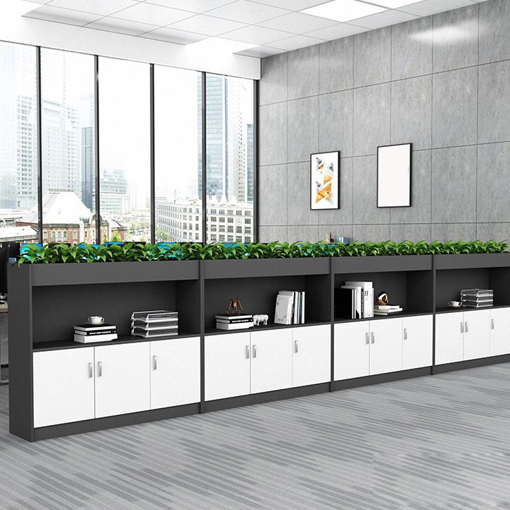 Estantes de almacenamiento de bloqueo de madera de archivo de estilo nórdico