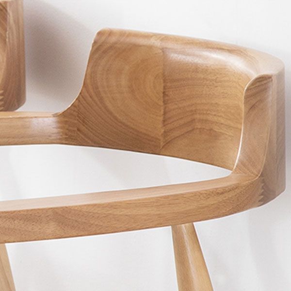 Traditional Style Open Back Chairs Dining Wooden Arm Chairs for Kitchen Clearhalo 'Dining Chairs' 'Dining Tables & Seating' 'dining_chair' 'Furniture' 'furniture_dining_chair' 'Kitchen & Dining Furniture' 1200x1200_a0dbd1e9-6d36-4142-9f60-91a69cb52a51