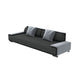 Contemporary Industrial Fabric Sofa with Bolster Pillows 29.53"High Pillow Top Arm Sofa Clearhalo 'furn' 'furn_sectionals' 'Furniture' 'furniture_sectionals' 'kitchen' 'kitchen_sectionals' 'Living Room Furniture' 'Sectionals' 1200x1200_a0dcd94c-9fcd-4887-9df2-f0459707aa00