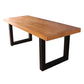 Rectangle Double Base Dining Table Industrial Wood Table for Dining Room Clearhalo 'Dining Tables & Seating' 'Dining Tables' 'dining_table' 'furn' 'furn_dining_table' 'Furniture' 'Kitchen & Dining Furniture' 1200x1200_a0de63d8-d4c1-456d-8f3a-627863a1cada