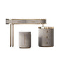 Glam Wood Vanity Dressing Table Gray Vanity Makeup Table Set with Drawer Clearhalo 'Bedroom Furniture' 'furn' 'furn_makeup_vanities' 'Furniture' 'Makeup Vanities' 'makeup_vanities' 1200x1200_a0e22b0c-196b-4322-9b03-f0ccc8862c8c