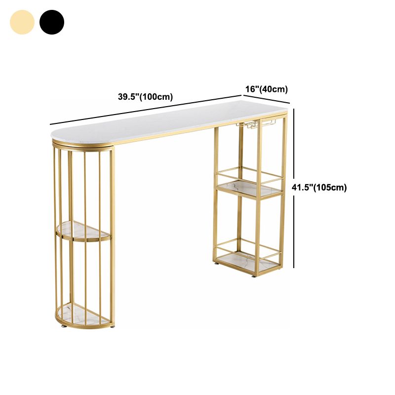 Moderno 1/3 pezzi da bar set tavolino in pietra con sgabelli alti per soggiorno