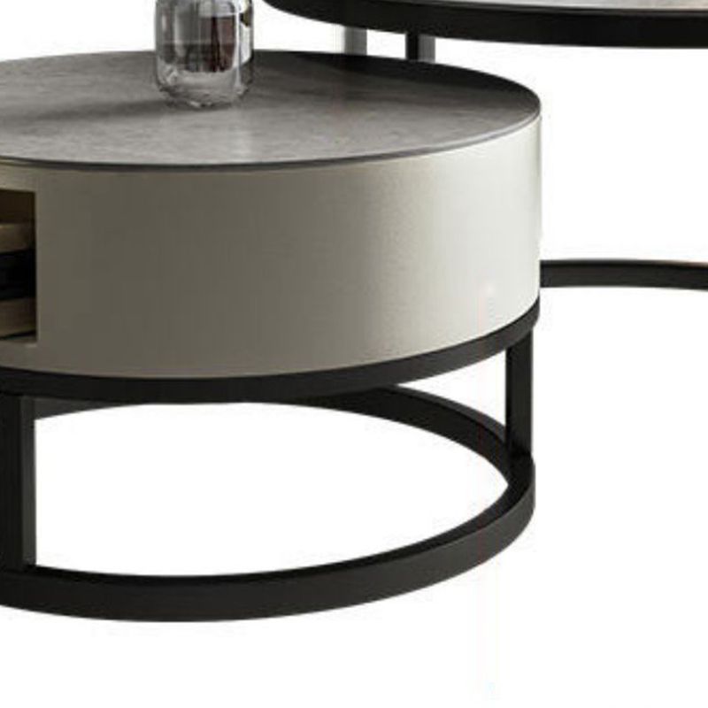 Rectangle Coffee Table Slate 2 Nesting Coffee Table Set for Living Room Clearhalo 'Coffee & Accent Tables' 'Coffee Tables' 'coffee_tables' 'furn' 'furn_coffee_tables' 'Furniture' 'Living Room Furniture' 1200x1200_a0e60799-4b95-457d-9ca9-ed170aa1c001