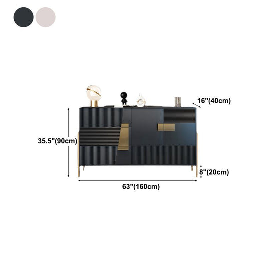 Sala da pranzo in stile glam armadio da 36 pollici in legno cucina in legno