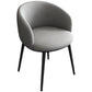Glam Style Parsons Arm Chair Faux Leather Indoor Dining Chair Clearhalo 'Dining Chairs' 'Dining Tables & Seating' 'dining_chair' 'furn' 'furn_dining_chair' 'Furniture' 'furniture_dining_chair' 'Kitchen & Dining Furniture' 1200x1200_a0e96656-02d1-468b-8be9-dcf3e40891b9