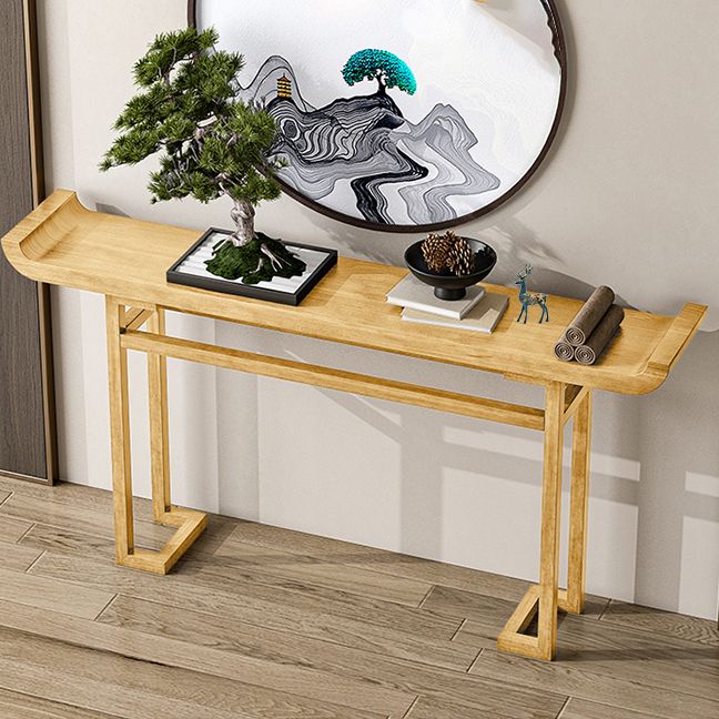 Modern Rectangular Console Table Wooden Console Sofa Table for Hall