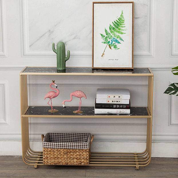 Glam Style Shelf Bookcase Open Back Bookcase for Office and Study Room Clearhalo 'Bookcases' 'furn' 'furn_bookcases' 'Furniture' 'furniture_bookcases' 'kitchen' 'kitchen_bookcases' 'Living Room Furniture' 'Office Furniture' 1200x1200_a0ee0254-01a1-4ae9-9272-e3c5851b79ce