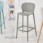 Nordic Style Bar-stool Plastic Counter Bar Stool for Kitchen Bar with Plastic Legs Clearhalo 'Bar Furniture' 'Bar Stools' 'bar_stools' 'furn' 'furn_bar_stools' 'Furniture' 'furniture_bar_stools' 'Kitchen & Dining Furniture' 1200x1200_a0f129c5-e3f5-4e40-abf9-0b309d8c2f5b