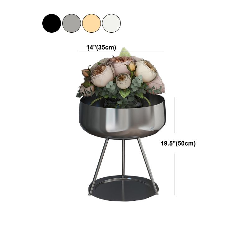 Comodino moderno da 20 '' a letto alto in metallo aperto gamba incenteva tavolo accento