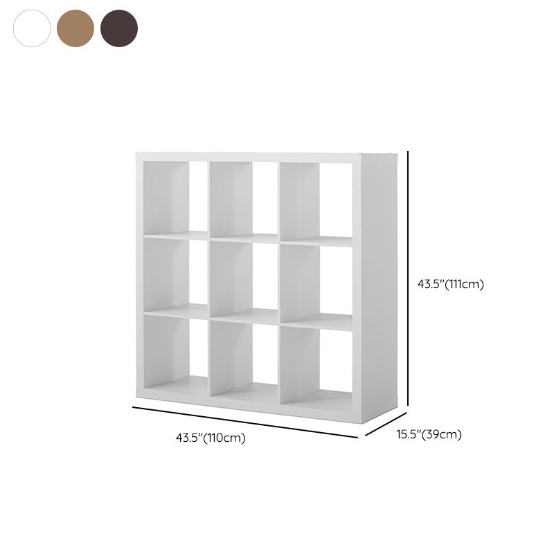 Estantería de madera de ingeniería moderna estantería estándar abierta (cajones no incluidos)