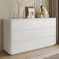 Coffre de rangement de 15,6 pouces de largeur, commode de rangement moderne en bois manufacturé