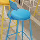 Industrial Dessert Shop Low Back Stool Matte Finish Upholstered Bar Stools Clearhalo 'Bar Furniture' 'Bar Stools' 'bar_stools' 'furn' 'furn_bar_stools' 'Furniture' 'furniture_bar_stools' 'Kitchen & Dining Furniture' 1200x1200_a0f5243c-88e4-438c-bf3c-30cda3d570c3