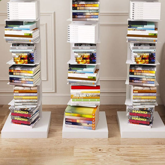 Libreria di ferro da manuale di libro geometrica da 13,77 "contemporanei