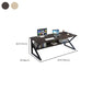 Industrial Curved Computer Desk Sled Office Desk with Storage Shelf Clearhalo 'furn' 'furn_office_desk' 'Furniture' 'Office Desks' 'Office Furniture' 'office_desk' 1200x1200_a0f606fa-24fc-4466-b273-b3b6679b94f8