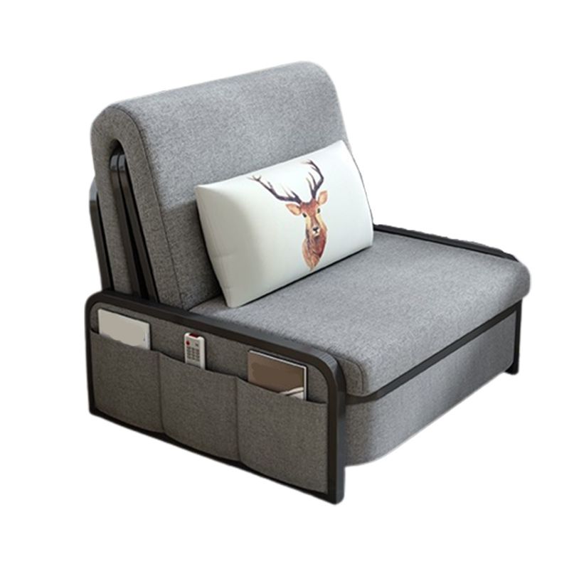 Canapé canapé convertible pliable en linge contemporain pour appartement, lavable