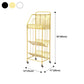 3-Shelf Metal Etagere Bookcase Contemporary Book Shelf,39''H x 11''W Clearhalo 'Bookcases' 'furn' 'furn_bookcases' 'Furniture' 'furniture_bookcases' 'kitchen' 'kitchen_bookcases' 'Living Room Furniture' 'Office Furniture' 1200x1200_a0fb9fd5-6876-45d0-ac5c-2175675cdf10