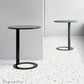 Round C-shape Side Table Modern Metal Sofa Side Accent Table