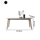 Rectangle Luxury Dining Table Two-Color Fixed Table with Sintered Stone Clearhalo ' dining_table' 'Dining Tables & Seating' 'Dining Tables' 'furn' 'furn_dining_table' 'Furniture' 'furniture_dining_table' 'Kitchen & Dining Furniture' 'kitchen&dining_furn' 'kitchen' 'kitchen_dining_table' 1200x1200_a0fda266-995a-4afd-88a0-992480eca3cf