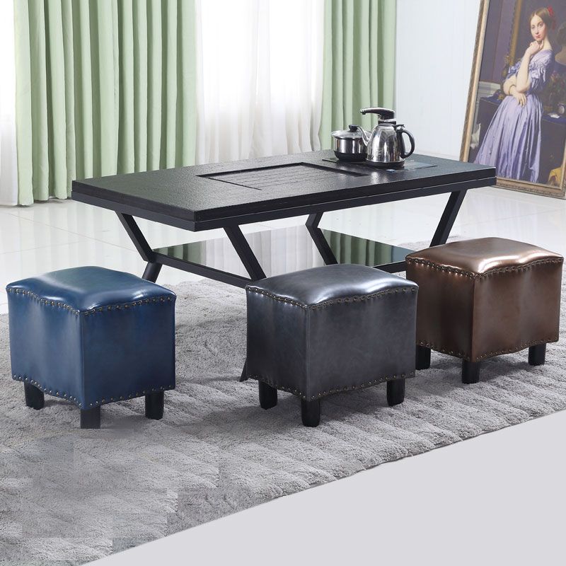 Modern Brown Standard Leather Pure Color Standard for Drawing Room Clearhalo 'furn' 'furn_ottomans_poufs' 'Furniture' 'Living Room Furniture' 'Ottomans & Poufs' 'ottomans_poufs' 1200x1200_a1000b7e-a9aa-4672-83e7-972a898fce05