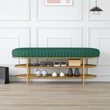 Modern Entryway Bench Cushioned Seating Bench with Shoe Storage Clearhalo 'Benches' 'Chairs & Seating' 'furn' 'furn_benches' 'Furniture' 'Living Room Furniture' 1200x1200_a101de35-a34b-4489-bc12-ff4323285806