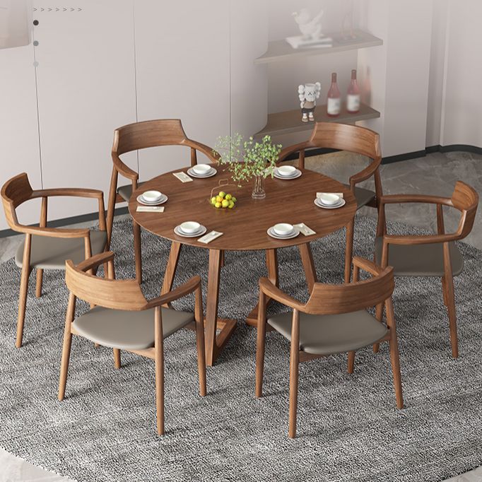 Modern 1/2/4/7 Pieces Dining Set Solid Wood Dining Furniture Set /Separate Items Clearhalo 'Dining Room Sets' 'Dining Tables & Seating' 'dining_room_set' 'furn' 'furn_dining_room_set' 'Furniture' 'furniture_dining_room_set' 'Kitchen & Dining Furniture' 'kitchen&dining_furn' 'kitchen' 1200x1200_a102d6c6-6bec-4613-ab4a-3ae6a20cb91e